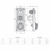 PRESA INTERBLOCCATA DA INCASSO IP67 CON PORTAFUSIBILI 2P+T 16A 220V - immagine 2