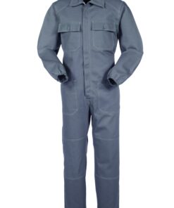 Tuta da Lavoro SerioPlus+ A40109 – Grigio (12), Cerniera Coperta, Cotone Drill 280 g/m², Multitasche | Rossini