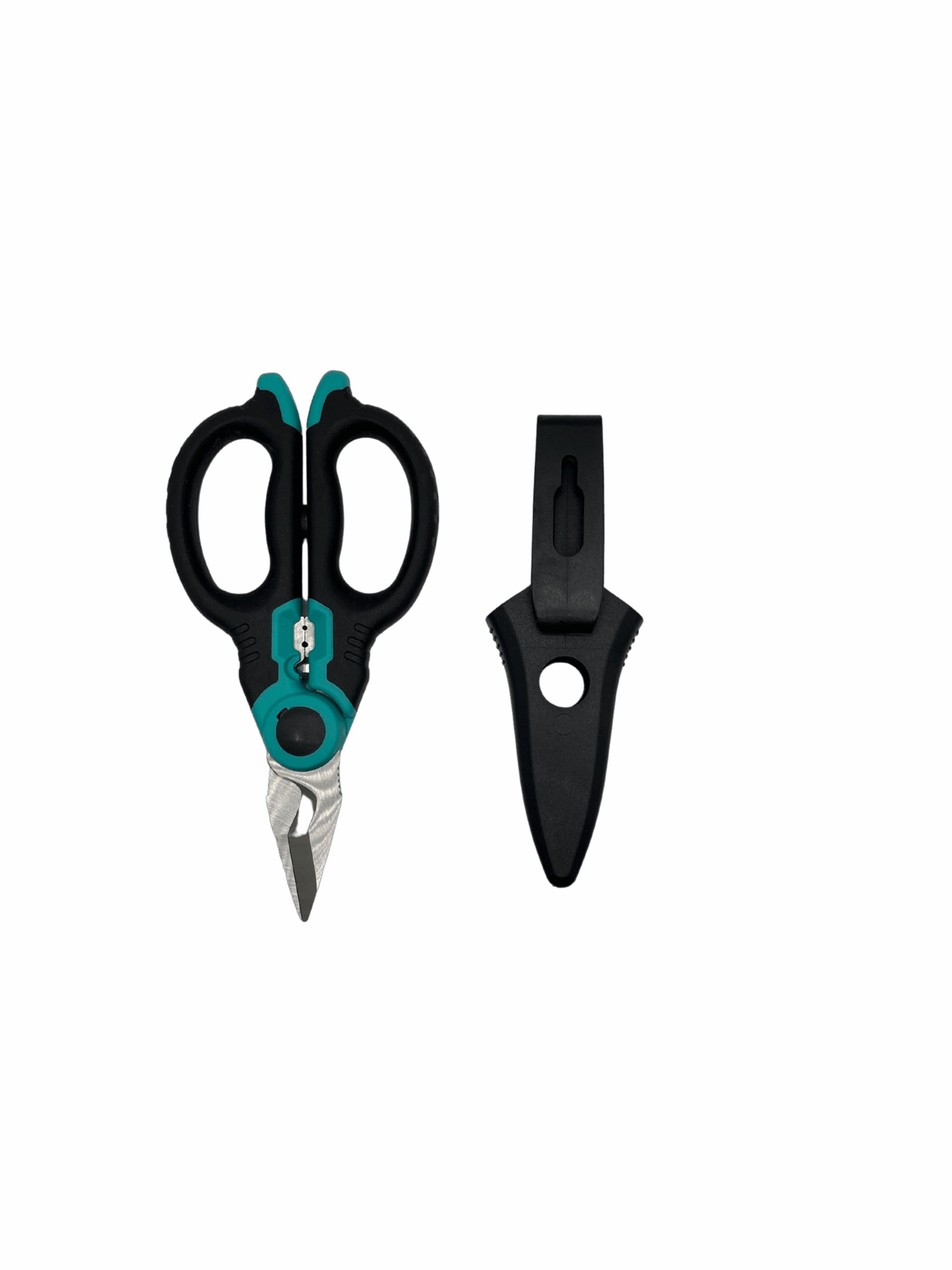 Forbici Multiuso da Lavoro con Custodia Protettiva Impugnatura Ergonomica F-5105 - immagine 2