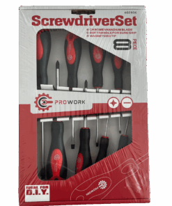 Alternative view of Set Cacciaviti PROWORK 8 Pezzi PH/SL con Punta Magnetica e Impugnatura Soft Grip