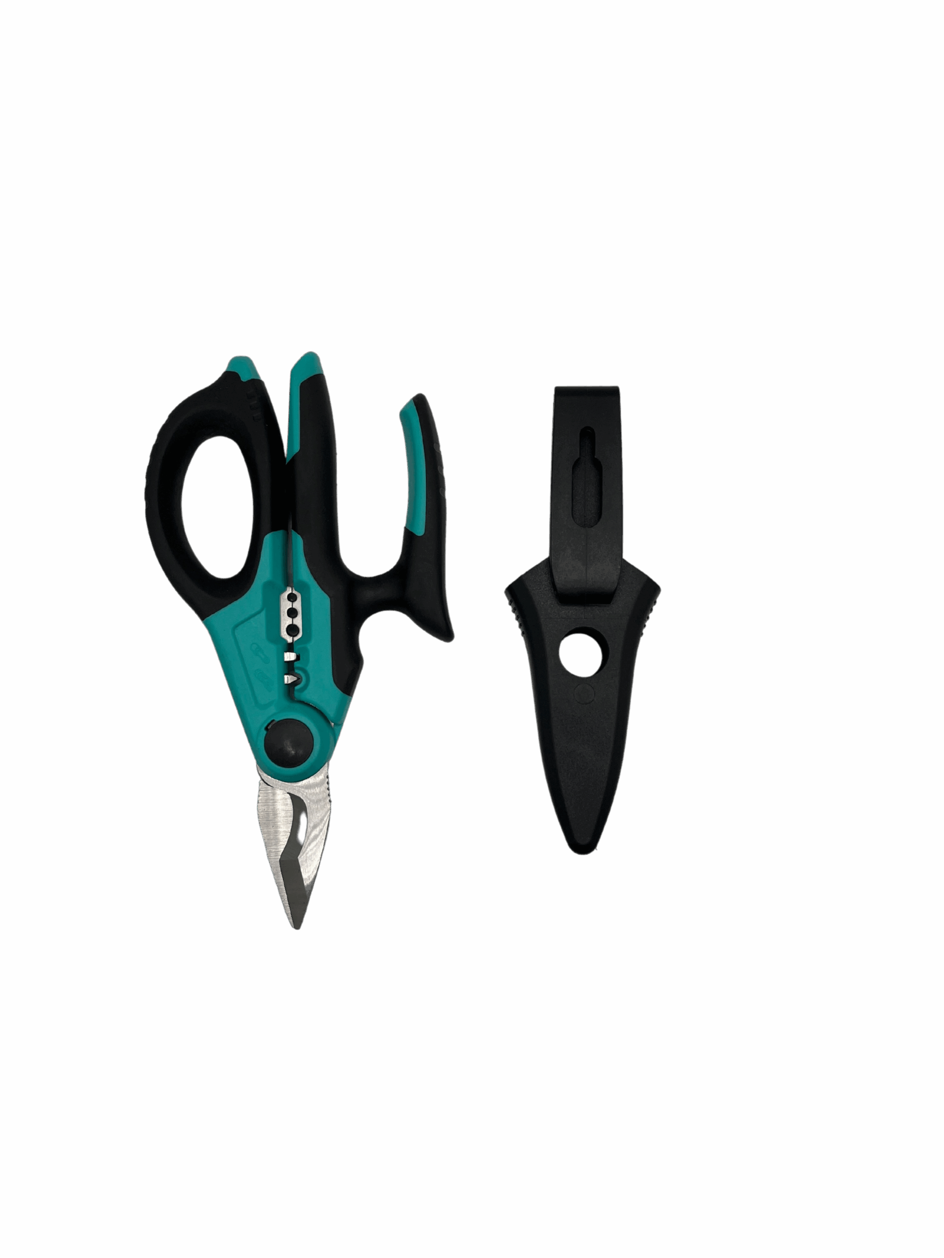 Forbici Multiuso da Elettricista con Impugnatura Ergonomica e Custodia – Mod. F5105H - immagine 2